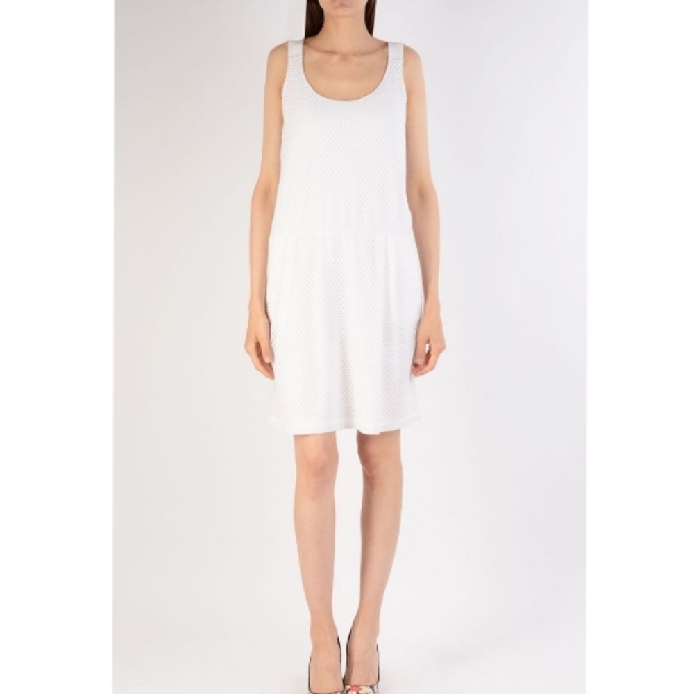NWT Emporio Armani Spring 2016 Eyelet Dress, Size EU 40 - Picture 3 of 17
